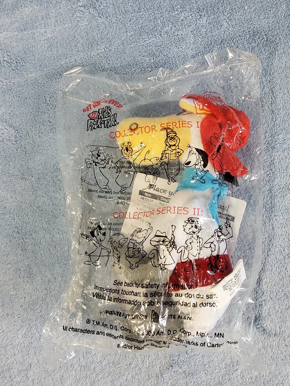 2000 Dairy Queen QUICK DRAW McGRAW Plush Doll Kids Pick Nic Tent Classic Toons